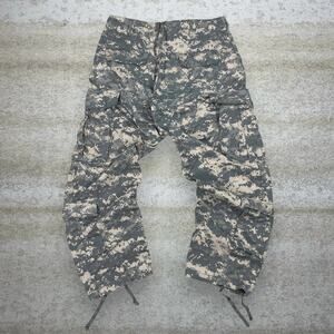 Vintage 90s Digital Camo Tactical Pants 32x28 Baggy Wide Leg Fit Medium Short